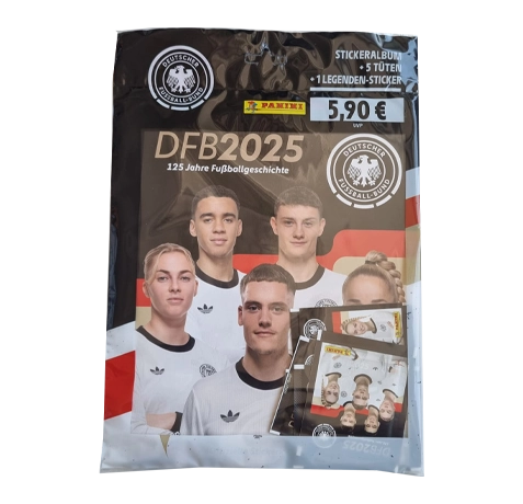 Panini 125 Jahre DFB Fussball Sticker | 1x Starterpack