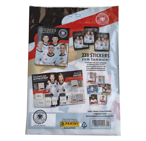 Panini 125 Jahre DFB Fussball Sticker | 1x Starterpack