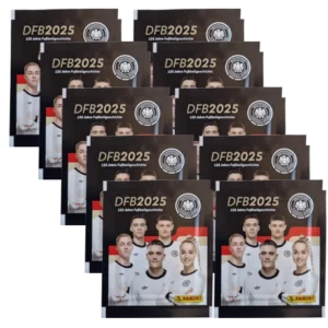 Panini 125 Jahre DFB Fussball Sticker | 10x Stickertüten