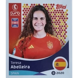 Topps UEFA Women EURO 2025 Sticker | Nr 102 Teresa Abelleira