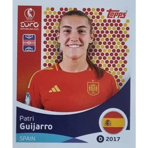 Topps UEFA Women EURO 2025 Sticker | Nr 103 Patri Guijarro
