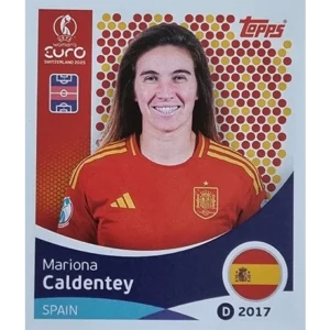 Topps UEFA Women EURO 2025 Sticker | Nr 104 Mariona Caldentey