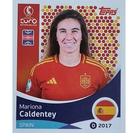 Topps UEFA Women EURO 2025 Sticker | Nr 104 Mariona Caldentey