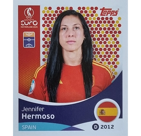 Topps UEFA Women EURO 2025 Sticker | Nr 105 Jennifer Hermosa