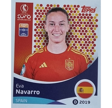 Topps UEFA Women EURO 2025 Sticker | Nr 106 Eva Navarro