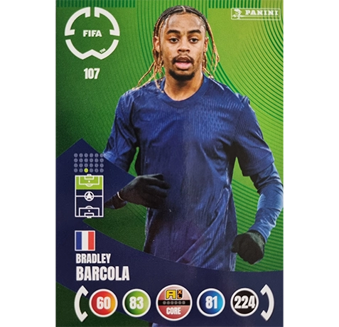Panini FIFA Club WM Trading Cards 2025 | Nr. 107 BRADLEY BARCOLA