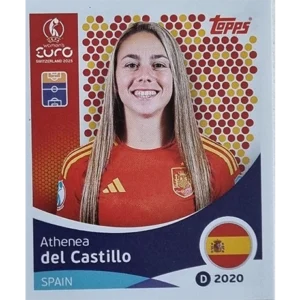 Topps UEFA Women EURO 2025 Sticker | Nr 107 Athenea del Castillo