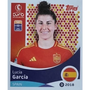 Topps UEFA Women EURO 2025 Sticker | Nr 108 Lucia Garcia