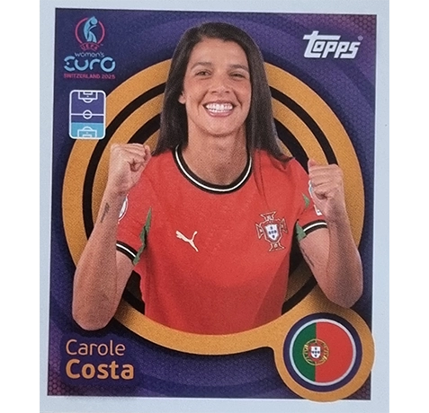 Topps UEFA Women EURO 2025 Sticker | Nr 109 Carole Costa