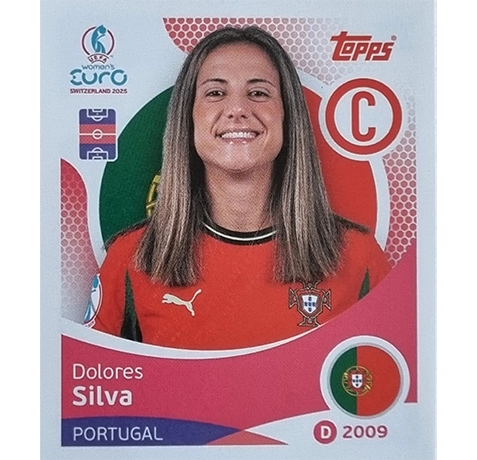 Topps UEFA Women EURO 2025 Sticker | Nr 110 Doleres Silva