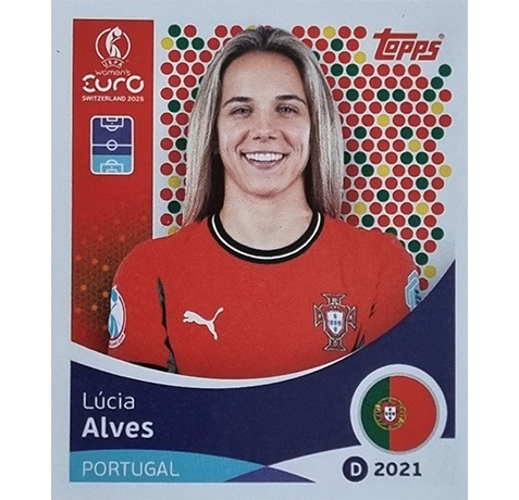 Topps UEFA Women EURO 2025 Sticker | Nr 114 Lucia Alves