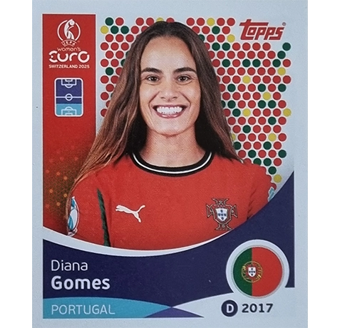 Topps UEFA Women EURO 2025 Sticker | Nr 116 Diana Gomes