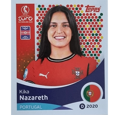 Topps UEFA Women EURO 2025 Sticker | Nr 118 Kika Nazareth