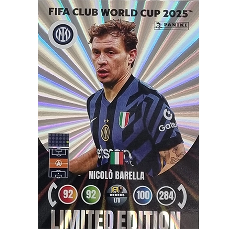 Panini FIFA Club WM Trading Cards 2025 | NICOLO BARELLA | LIMITED EDITION