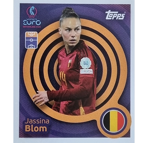 Topps UEFA Women EURO 2025 Sticker | Nr 125 Jassina Blom