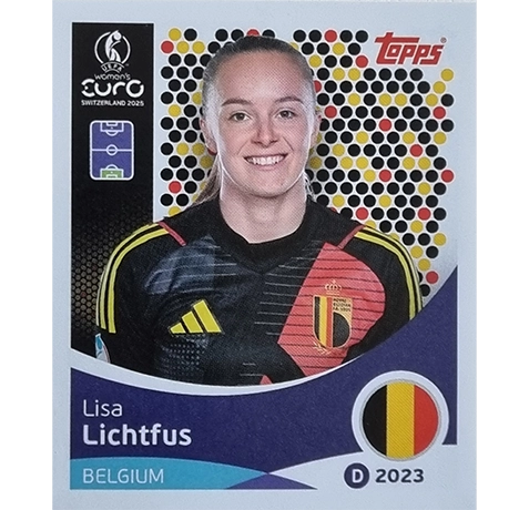 Topps UEFA Women EURO 2025 Sticker | Nr 127 Lisa Lichtfus