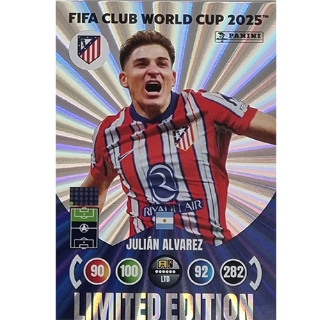 Panini FIFA Club WM Trading Cards 2025 | JULIAN ALVAREZ | LIMITED EDITION