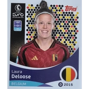 Topps UEFA Women EURO 2025 Sticker | Nr 132 Laura Deloose