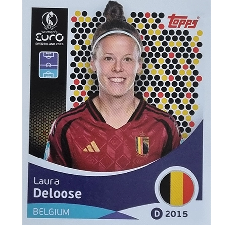 Topps UEFA Women EURO 2025 Sticker | Nr 132 Laura Deloose