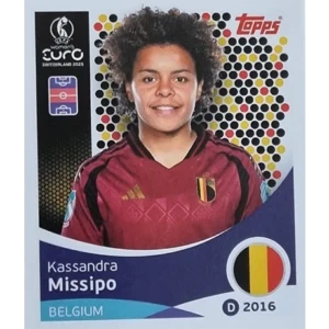 Topps UEFA Women EURO 2025 Sticker | Nr 136 Kassandra Missipo
