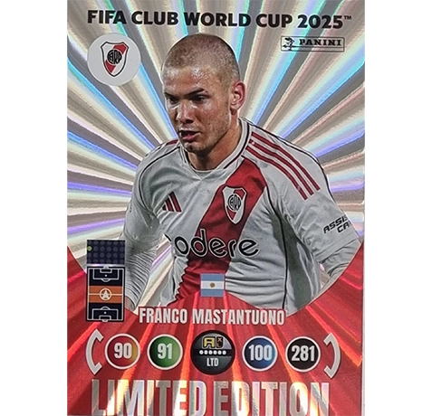 Panini FIFA Club WM Trading Cards 2025 | FRANCO MASTANTUONO | LIMITED EDITION