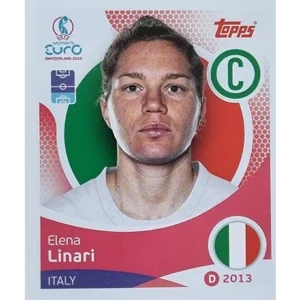 Topps UEFA Women EURO 2025 Sticker | Nr 142 Elena Linari