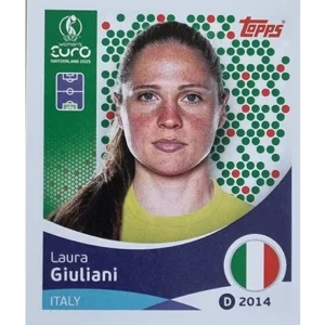 Topps UEFA Women EURO 2025 Sticker | Nr 143 Laura Giuliani