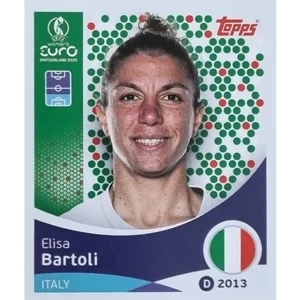 Topps UEFA Women EURO 2025 Sticker | Nr 144 Elisa Bartoli