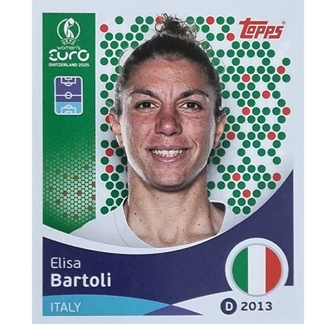 Topps UEFA Women EURO 2025 Sticker | Nr 144 Elisa Bartoli