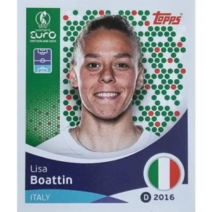 Topps UEFA Women EURO 2025 Sticker | Nr 145 Lisa Boattin