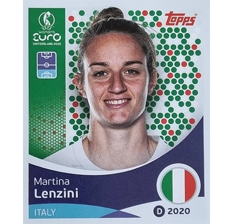 Topps UEFA Women EURO 2025 Sticker | Nr 146 Martina Lenzini