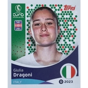 Topps UEFA Women EURO 2025 Sticker | Nr 150 Giulia Dragoni