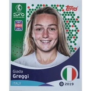 Topps UEFA Women EURO 2025 Sticker | Nr 151 Giada Greggi