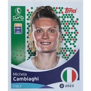 Topps UEFA Women EURO 2025 Sticker | Nr 153 Michela Cambiaghi