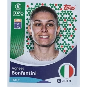 Topps UEFA Women EURO 2025 Sticker | Nr 156 Agnese Bonfantini