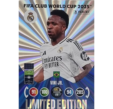 Panini FIFA Club WM Trading Cards 2025 | VINI JR. | LIMITED EDITION