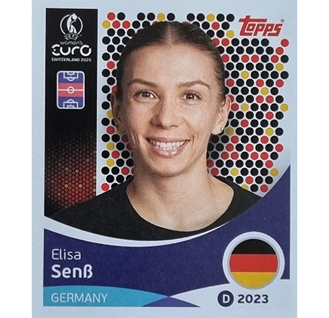 Topps UEFA Women EURO 2025 Sticker | Nr 183 Elisa Senß