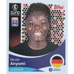 Topps UEFA Women EURO 2025 Sticker | Nr 185 Nicole Anyomi