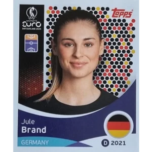 Topps UEFA Women EURO 2025 Sticker | Nr 187 Jule Brand