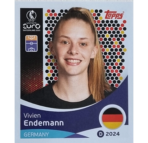 Topps UEFA Women EURO 2025 Sticker | Nr 188 Vivien Endemann