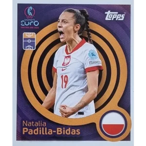 Topps UEFA Women EURO 2025 Sticker | Nr 189 Natalia Padilla-Bidas