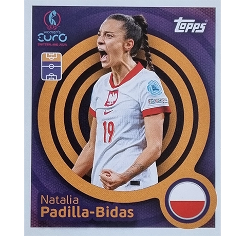 Topps UEFA Women EURO 2025 Sticker | Nr 189 Natalia Padilla-Bidas