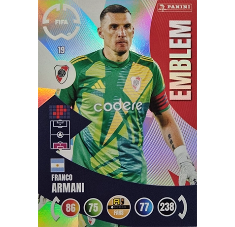 Panini FIFA Club WM Trading Cards 2025 | Nr. 019 FRANCO ARMANI | EMBLEM
