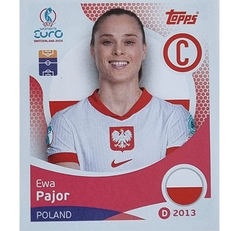 Topps UEFA Women EURO 2025 Sticker | Nr 190 Ewa Pajor