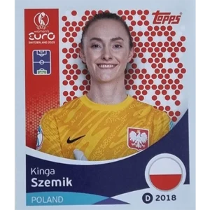 Topps UEFA Women EURO 2025 Sticker | Nr 191 Kinga Szemik