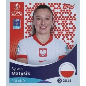 Topps UEFA Women EURO 2025 Sticker | Nr 192 Sylwia Matysik