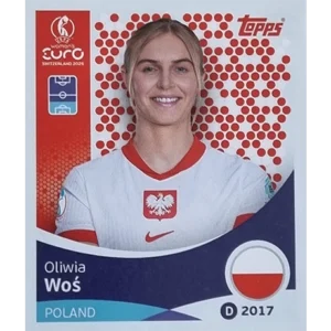 Topps UEFA Women EURO 2025 Sticker | Nr 194 Oliwia Wos