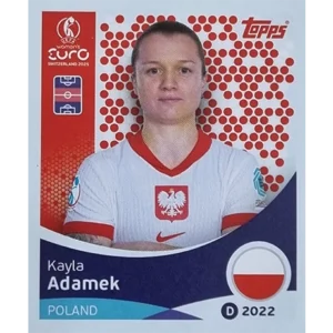 Topps UEFA Women EURO 2025 Sticker | Nr 197 Kayla Adamek