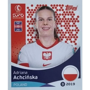 Topps UEFA Women EURO 2025 Sticker | Nr 198 Adriana Achcinska