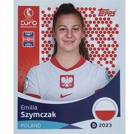 Topps UEFA Women EURO 2025 Sticker | Nr 199 Emilia Szymczak